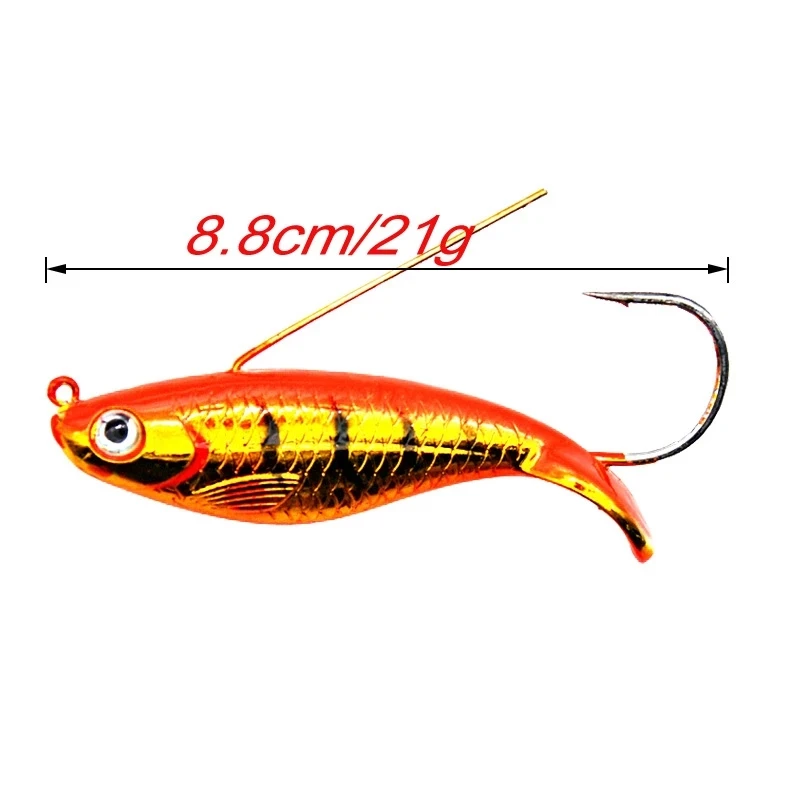 

1 Pcs of VIB Fishing Bait 8.8cm 21g Grass-proof Fishing Shaker Lsca Artificial Bait Hard Bait Laser Body Lifelike Fishing Gear