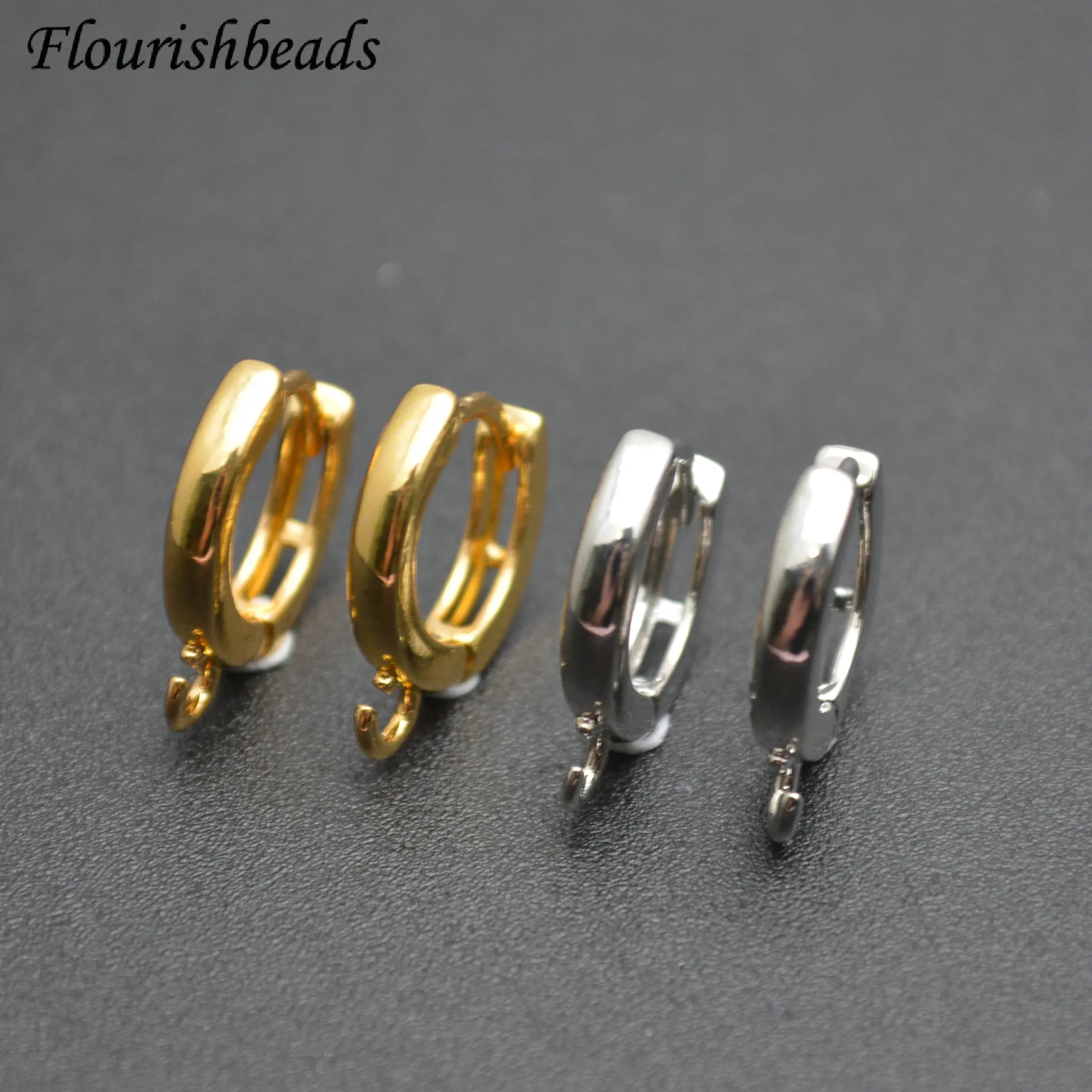 Металлические серьги Крючки круглой формы без никеля ювелирные изделия 50 шт. в