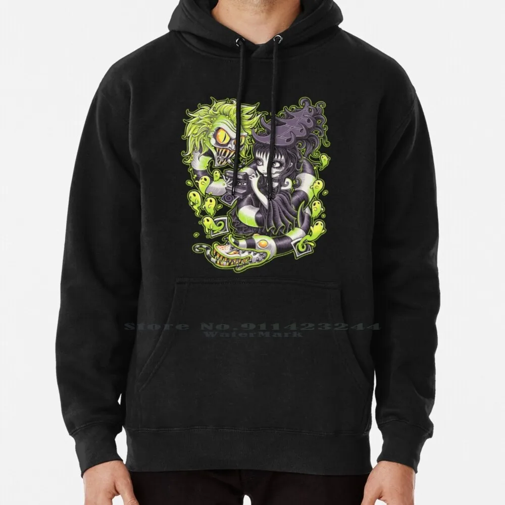 

Strange And Unusual Hoodie Sweater 6xl Cotton Beetlejuice Lydia Tim Burton Gothic Horror Zombie Tattoo Women Teenage Big Size