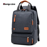 2022 new mens backpack casual business notebook backpack light laptop bag anti theft backpack travel rucksack gray trend canvas