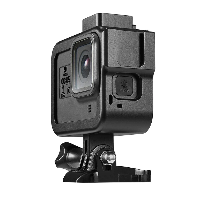 Защитный чехол Vlogging Cage для GoPro Hero 8 с черным креплением для микрофона Vlog Cage корпус Корпус рамка чехол для холодного башмака