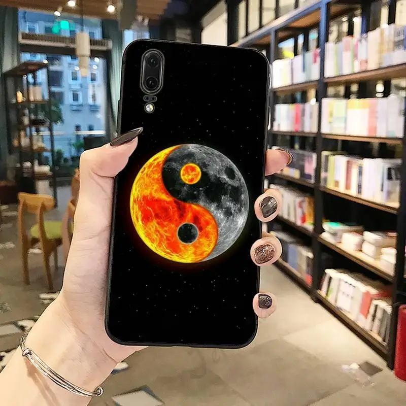 

Eight Diagrams Taiji Yin Yang Phone Case For Huawei honor Mate P 10 20 30 40 Pro 10i 9 10 20 8 x Lite