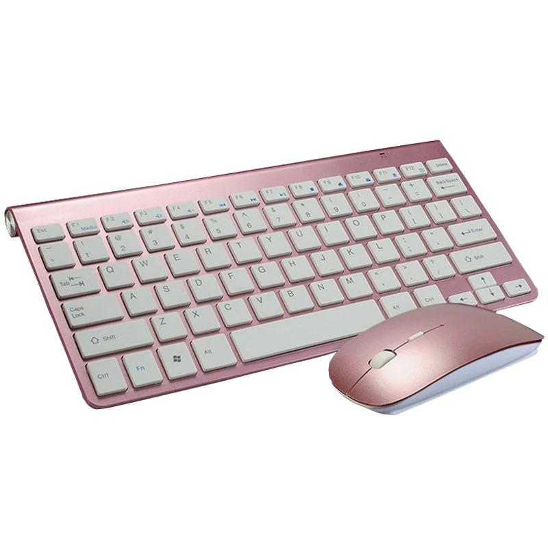 

Portable Mini Wireless Keyboard 2.4GHz Computer Keyboard Mouse Combo Set For Laptop Desktop Windows Mac PC Notebook Smart TV
