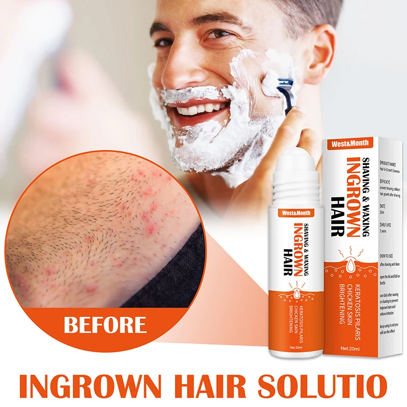 

Ingrown Hairs treatment After Shave Repair dark spot Serum for body hair