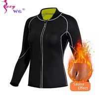 sexywg shapewear sauna shirt women body shaper slimming shirt waist trainer sauna jecket for weight loss sport top blouse