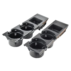 dual hole car front center console storage tray box coin cup drink holders for 1999 2006 bmw e46 3 series 328i 51168217957 free global shipping