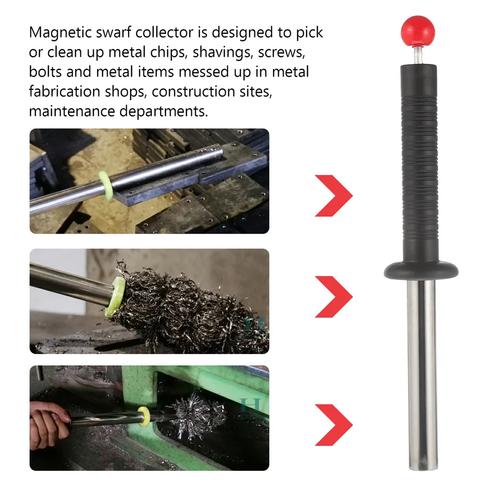 

Magnetic Retrieving Rod with Release Handle Magnetic Pick Rod for Factory