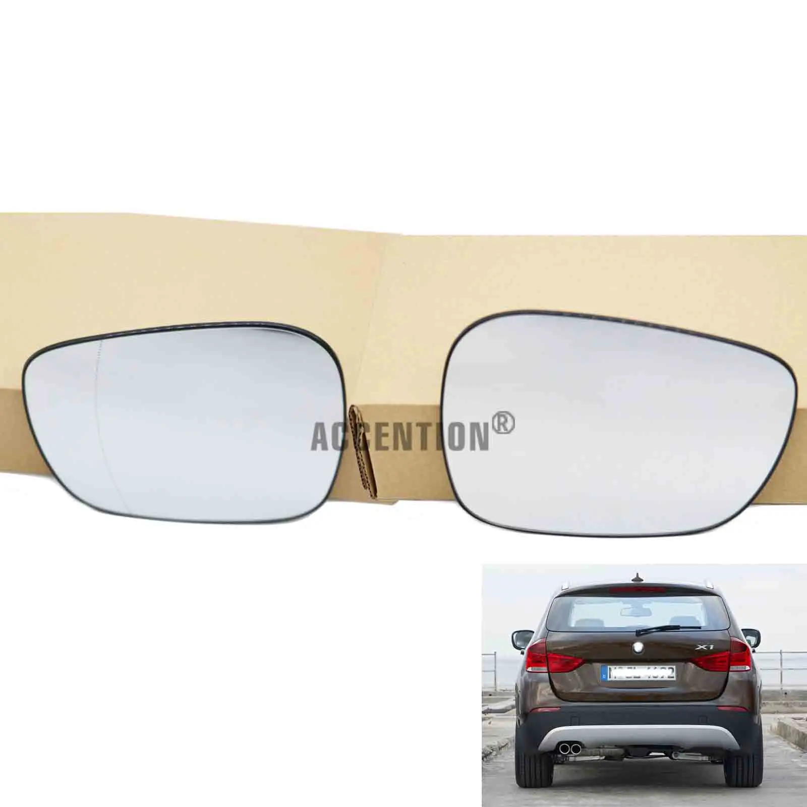 

Auto Replacement Heated Wing Rear Mirror Glass For BMW X1 E84 2009-2015 X3 F25 2010- 51162991659 51162991660