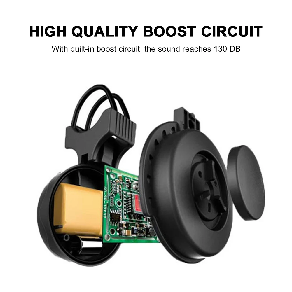 

Waterproof Bicycle M365 Scooter Electric Horn USB Rechargeable Mountain Road Bike Handlebar Bell Speaker Riding Cycling Accessor