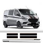 Виниловые наклейки на капот автомобиля Ford Transit Tourneo Custom, 6 шт.лот
