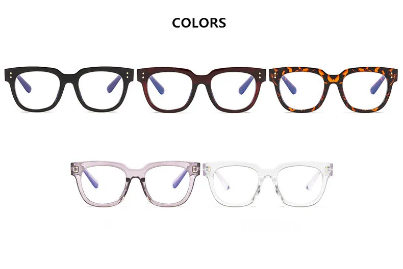 Мужские и женские очки для близорукости VWKTUUN большого размера широкие квадратные