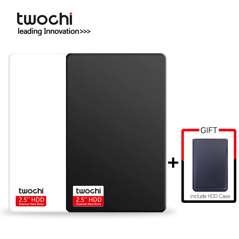TWOCHI A1 USB3.0 2 5 дюймовый внешний жесткий диск 80 ГБ 120 Гб 160 250 320 500 портативный Plug and Play