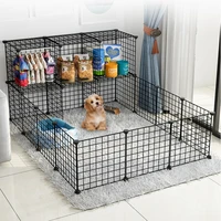 foldable pet playpen iron fence puppy kennel house exercise training puppy kitten space dogs supplies rabbits guinea pig cage