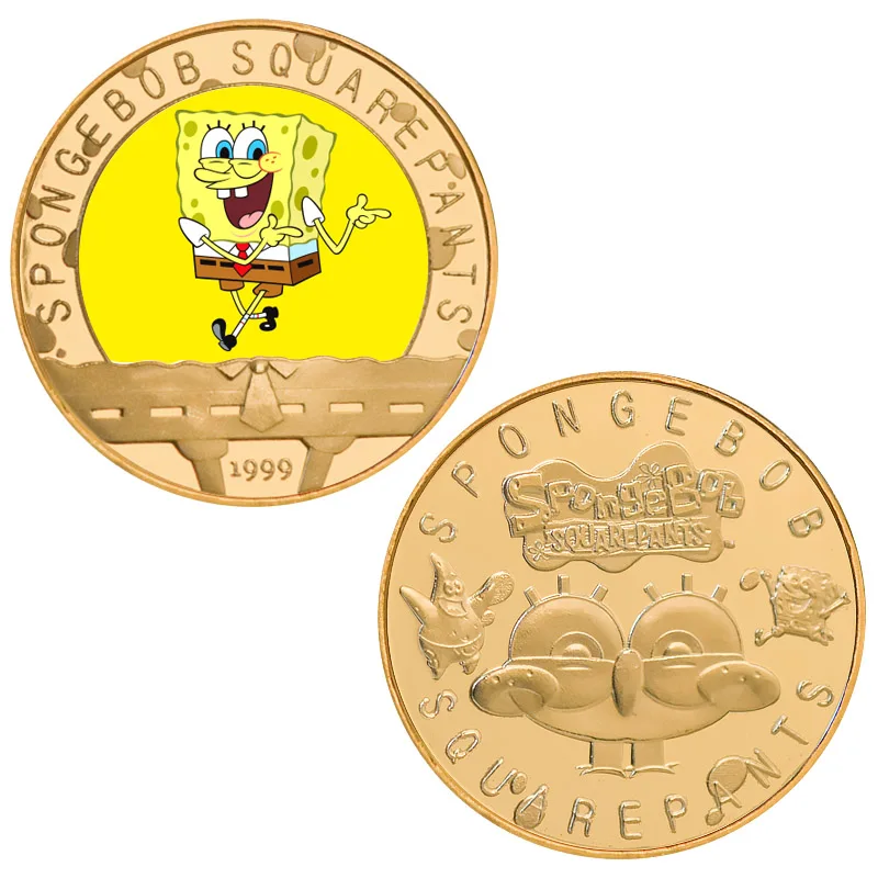 Набор позолоченных юбилейных монет аниме США с держателем для оригинальный