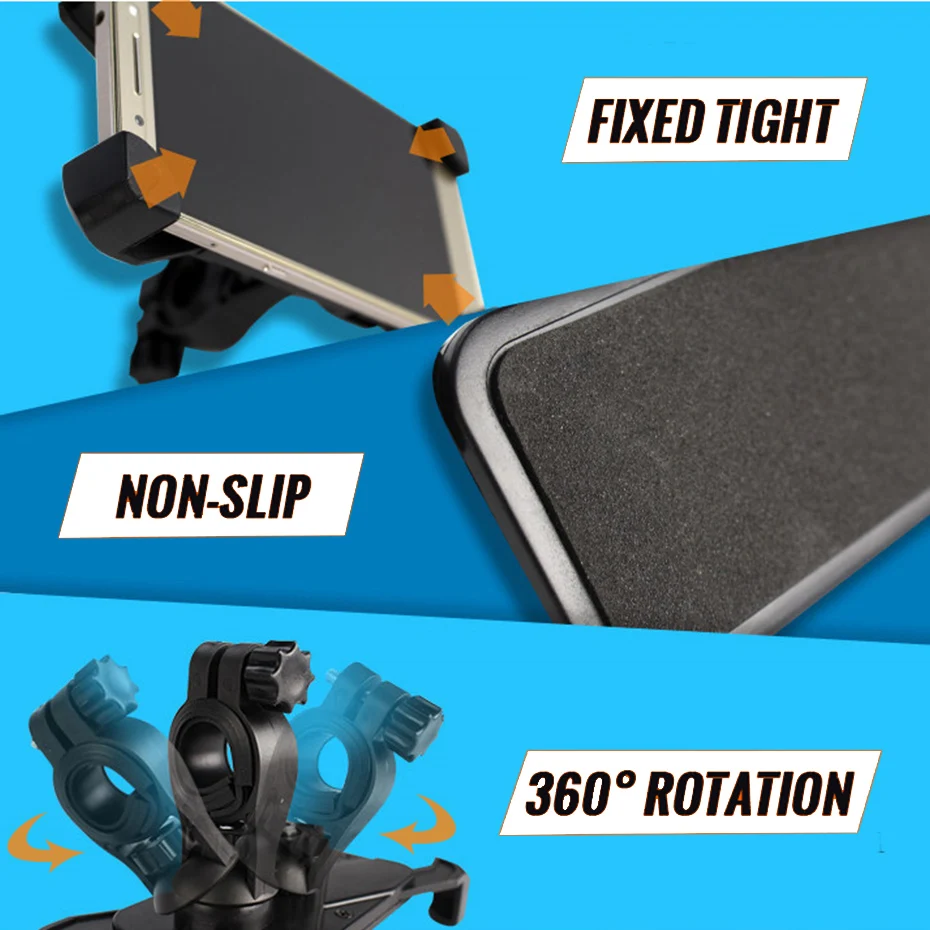 bicycle motocycle circle moto bike mobile phone holder support celular handlebar bracket mount for universal smartphone free global shipping