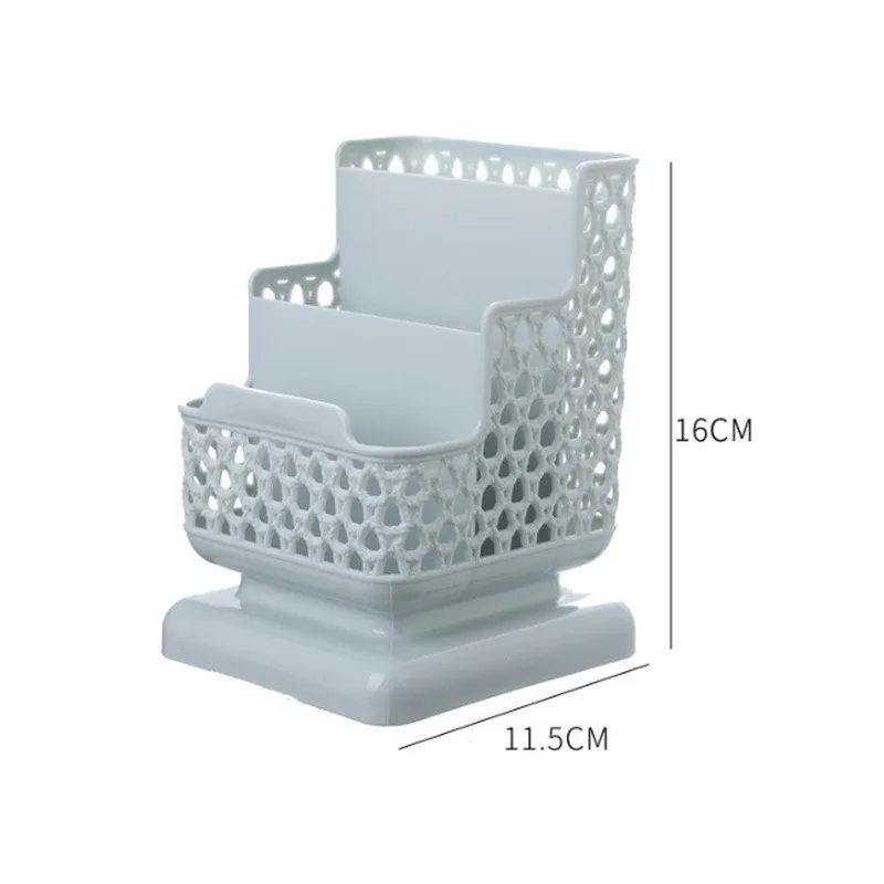 

School Stationery Makeup Organizer Desktop Storage Box Container for Cosmetics Stationery Plastic Organizer School Office Supply