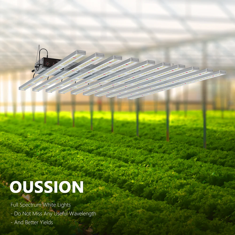OUSSION LED Grow Light 400/640/800W Plant Lamp Full Spectrum Samsung LM301B/LM561C With 660nm High PPFD Quantum Board | Лампы и