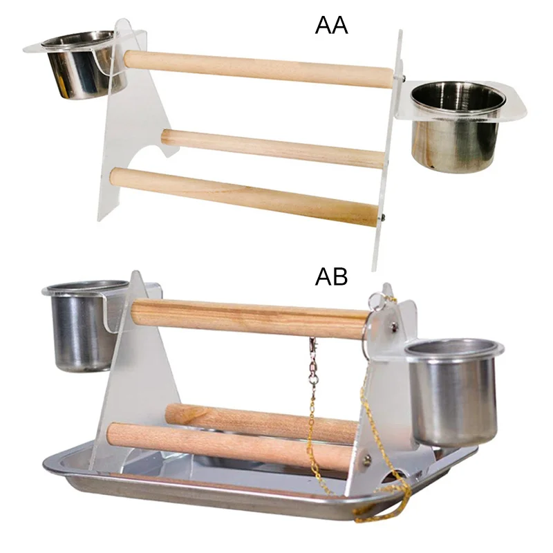 Стоячие клетки Птичье гнездо Дом домик клетка подачи попугай играть аратинга