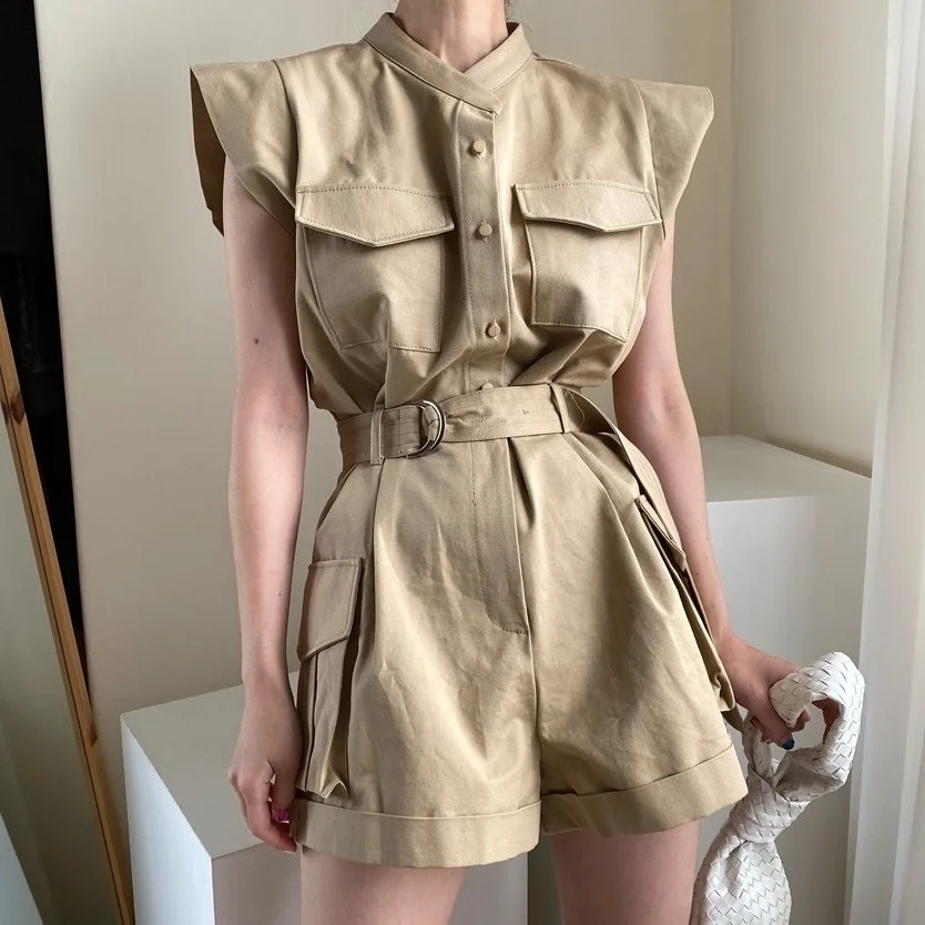 

2021 Korean chic open line design