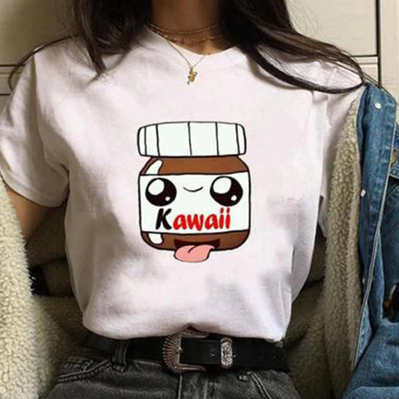 

Paris Girl Summer Women T- Shirt Graphic Cute Tshirt Korean Style Print Top Tees 90s Harajuku Fashion Tops Plus Size Female