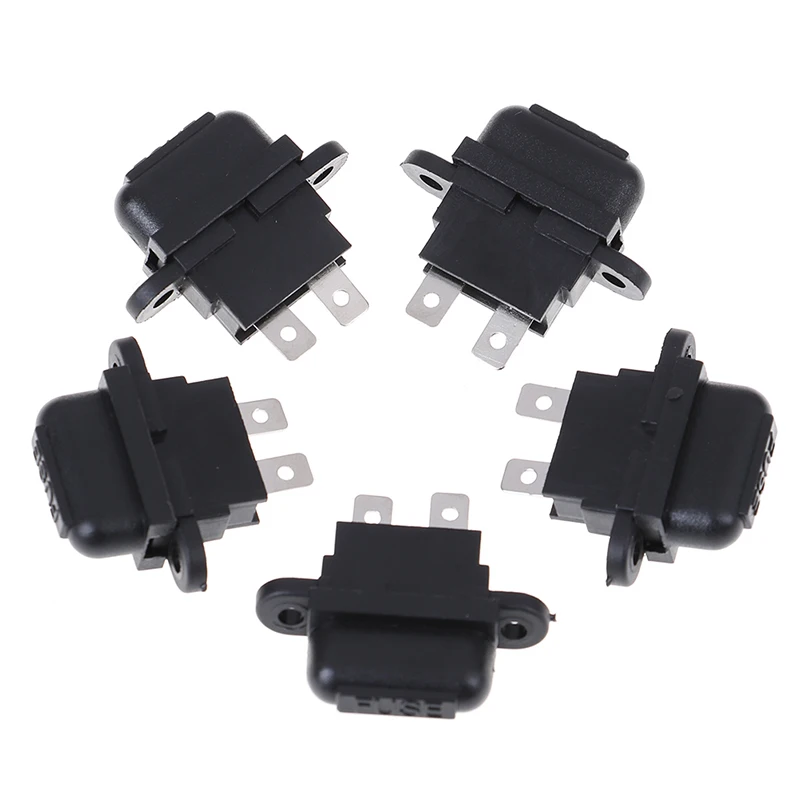 5Pcs Car Auto Holder Wire Fuses Holders In-Line Standard Blade Fuse Wholesale images - 6