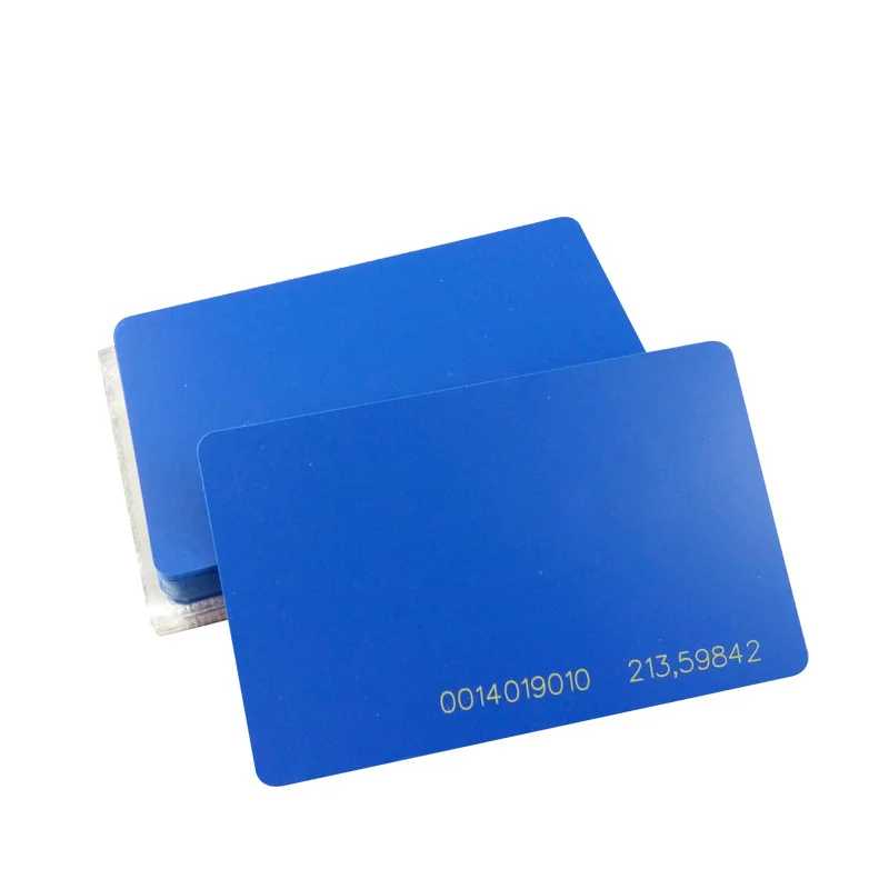 1 шт. Rfid тег 125 кГц EM4100 Читайте только близость голубой цвет карты RFID Брелоки для