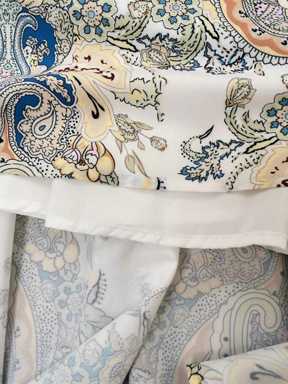 

High Quality Spring Autumn New Women'S Designer Fashion Vacation Casual Party Print Vintage Long Sleeve White Long Dress