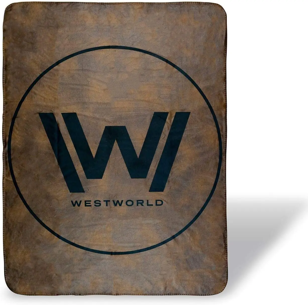 

Westworld Faux Leather and Fleece Logo Throw Blanket, 45" x 60"