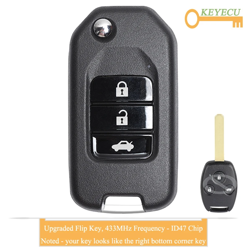 KEYECU обновленный раскладной/складной пульт дистанционного управления