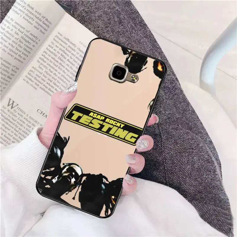 

ZFGHSHYQ Asap Rocky Rapper Black TPU Phone Case For Samsung A 9 10 20 30 40 M20 S 30 31 J5(2015) J5prime 6 7 Plus