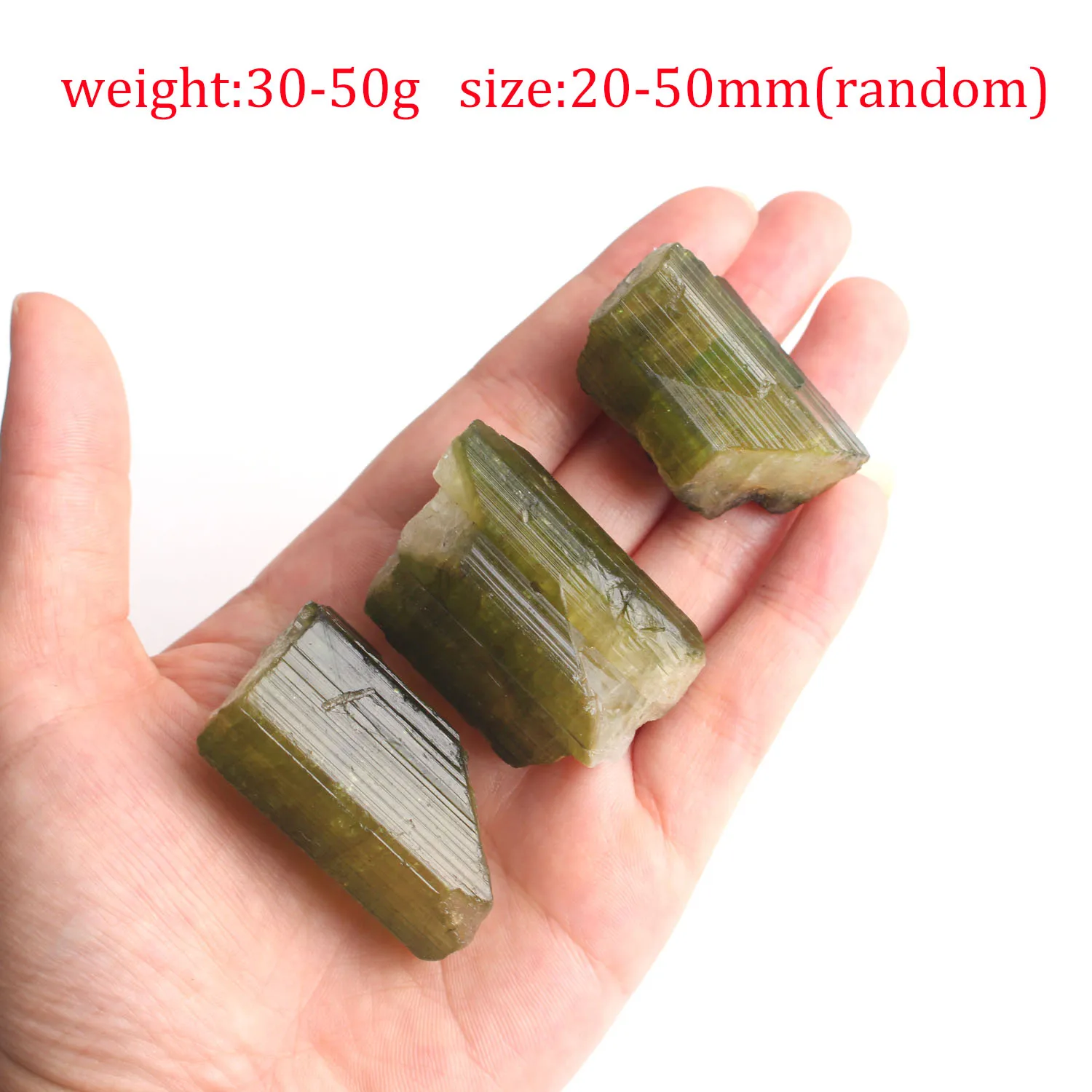 

1PC Natural Rare Green Tourmaline Quarzt Rough Stone Raw Gemstone Mineral Specimen Irregular Crystals Collection Reiki Healing