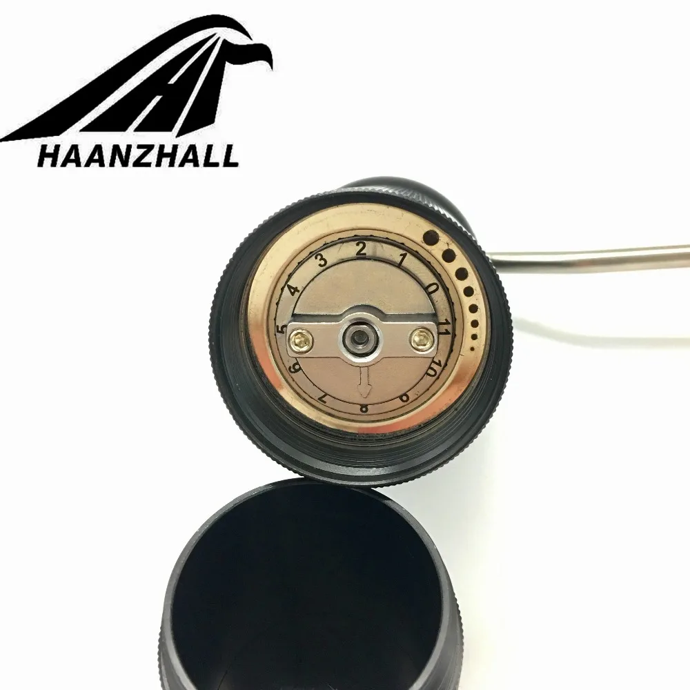 HAANZHALL 45MM Manual Coffee grinder Stainless steel Burr Conical Coffe bean miller Milling machine | Дом и сад