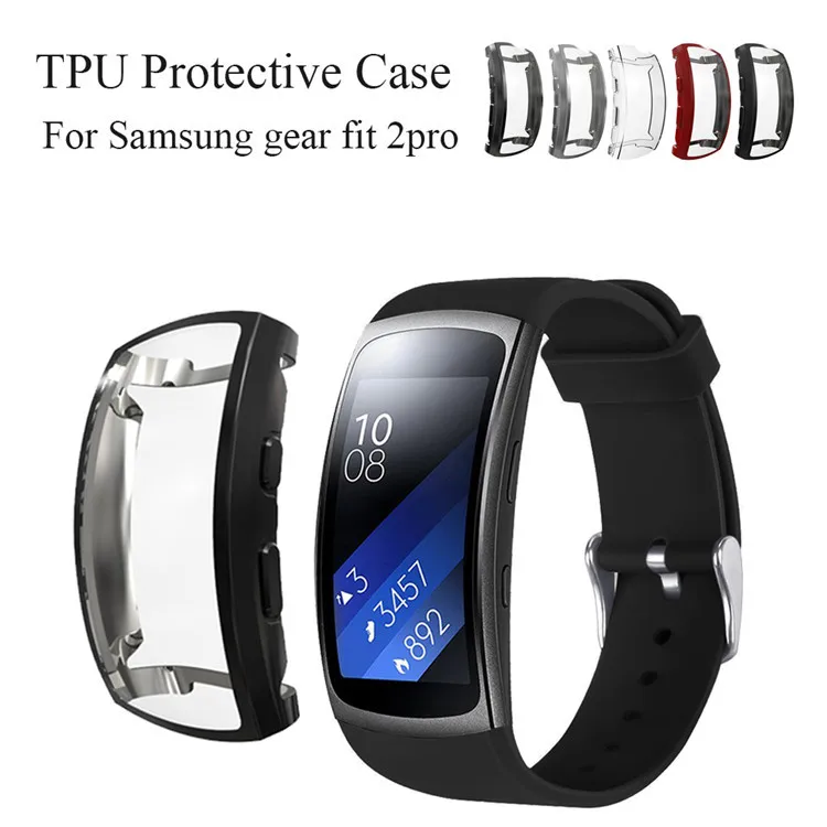 Чехол из ТПУ для Samsung Gear Fit 2 PRO спортивный fit защитный чехол fit2 PRO|Смарт-аксессуары| |