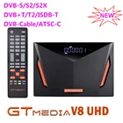 Новое поступление 2020, Gtmedia V8 UHD DVB-S2S2X DVB-T2 DVB-C ATSC-C ISDBT, встроенный спутниковый ресивер WI-FI, лучше V8 NOVA V9 Super