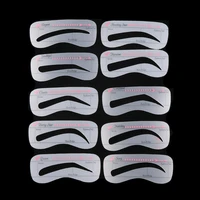310 styleset card eyebrow stencil grooming shaper template makeup tools stickers eyebrow shaper cosmetic tool