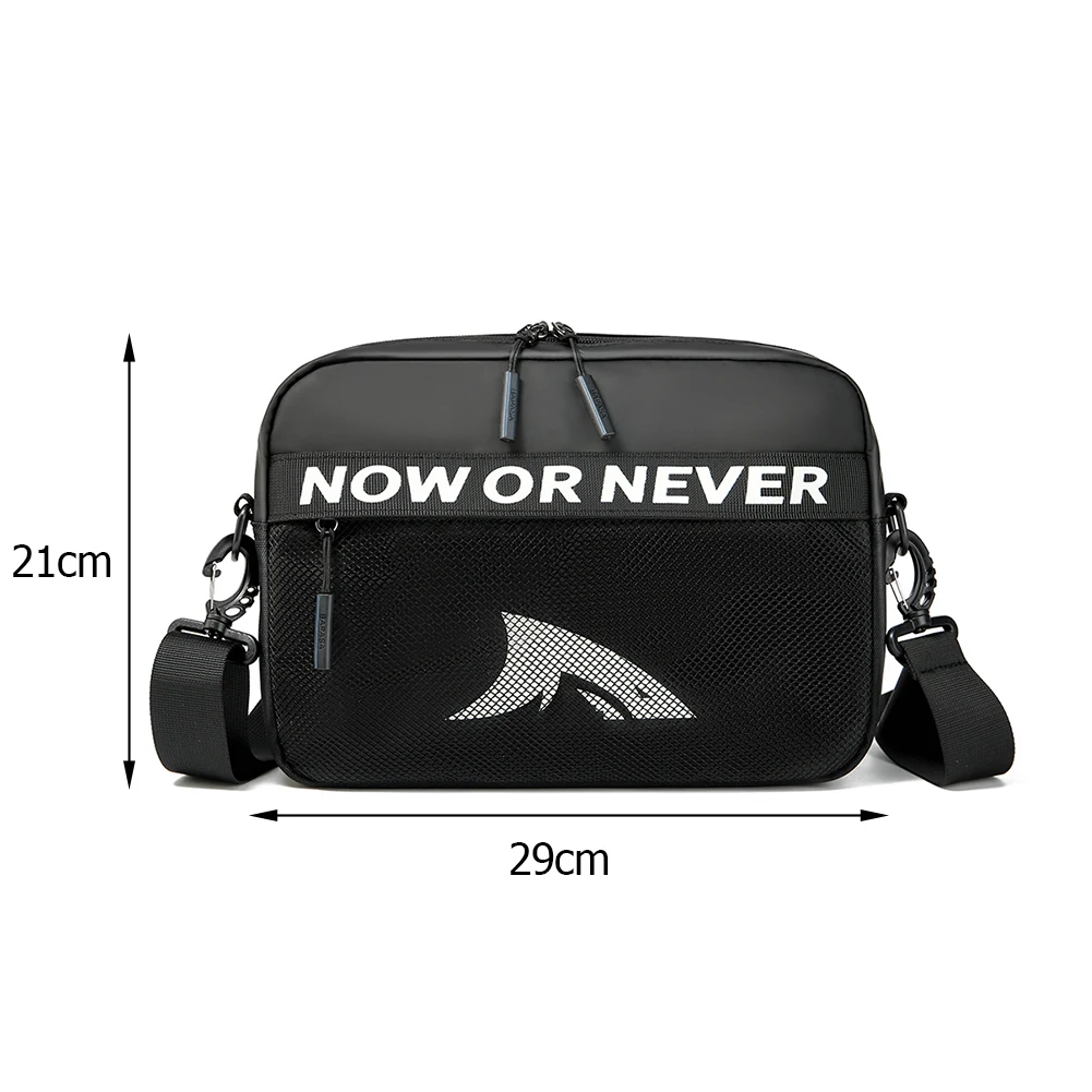 

Classic Men's Sport Bag Oxford Cloth Letters Pattern Printing Shoulder Crossbody Bag Male Large Capacity Handbags Briefcase