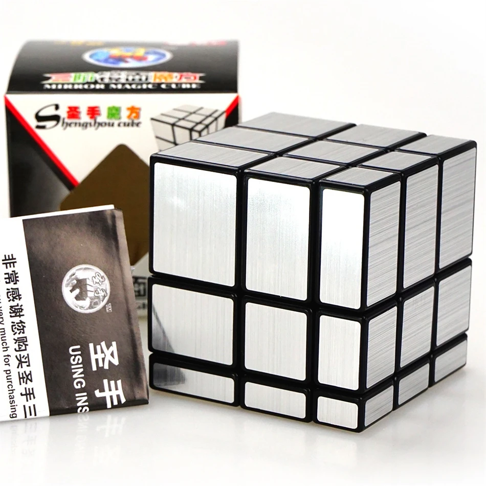 

Sengso 3x3 Mirror Magic Cube Adults Antistress Professional Strange-shape Cubes Children's Puzzle Educational Toys Kids Gift