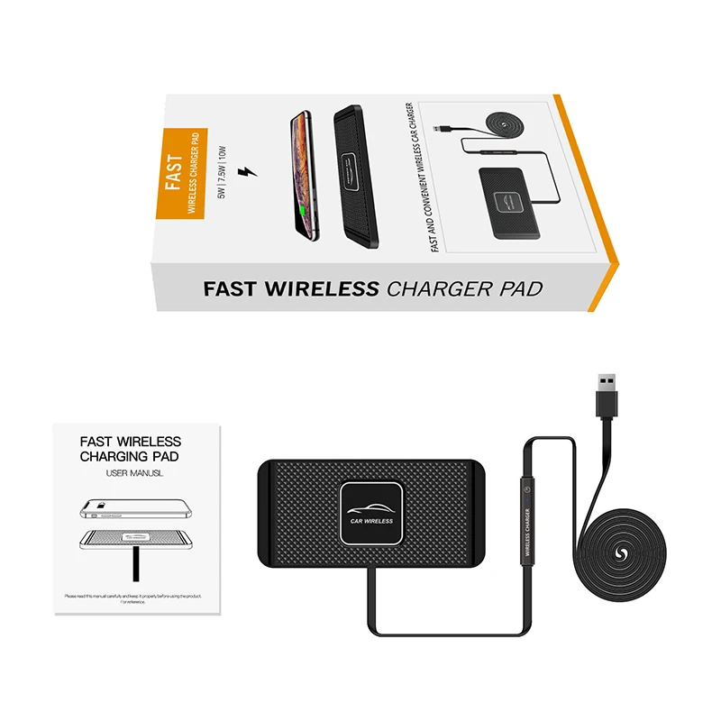 15w qi wireless car chargers pad holder for iphone 12 pro max 7 5w fast charging for iphone 12 mini 11 poco samsung note 20 s10 free global shipping
