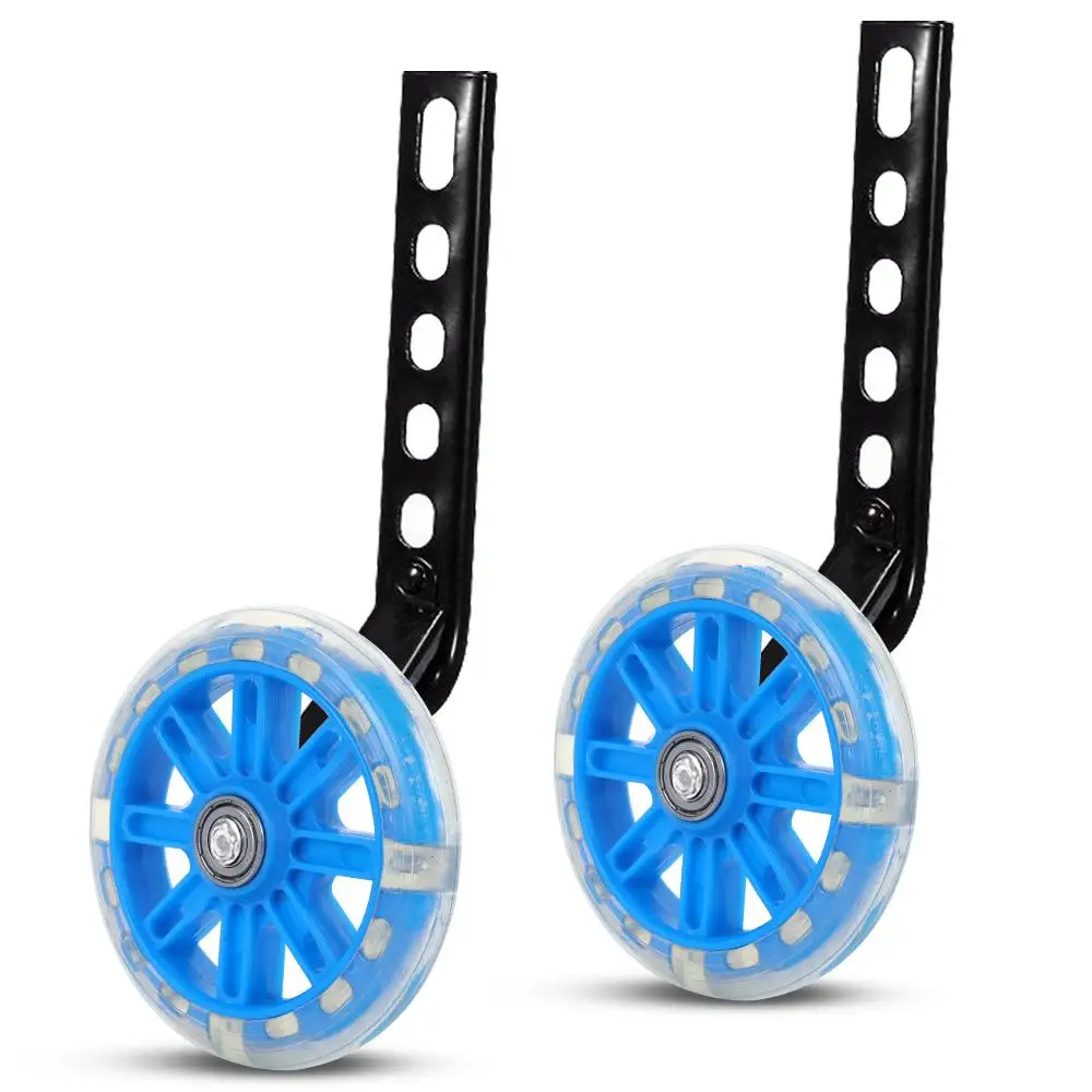 

Children'S Bicycle Flash Auxiliary Wheel Auxiliary Wheel 2pcs 12-20inch Universal Bracket Support Cycling Supplies Training