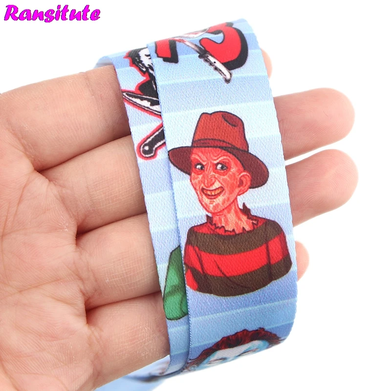 Шнурок в виде страшного фильма брелок для идентификационной Карты держатель