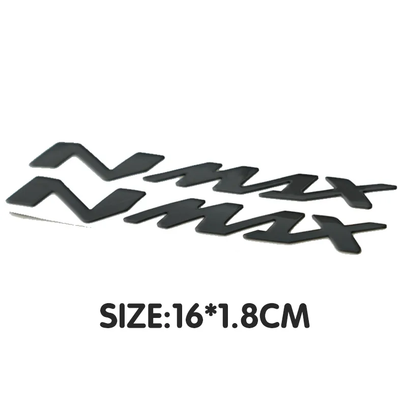 

3D Motorcycle Badge Stickers Letter Logo Raised Fuel Tank Sticker for Yamaha NMAX N-MAX 155 250 400