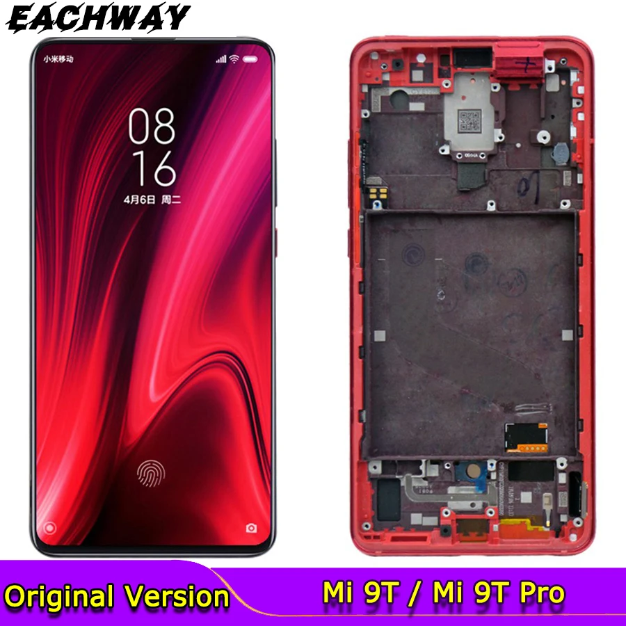 

6.3" Display TFT For Xiaomi Mi 9T Pro LCD MI9T Display Touch Screen Digitizer For Xiaomi Red K20 Pro Display K 20 No Fingerprint