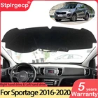 Противоскользящий коврик для Kia Sportage 2016 2017 2018 2019 QL, накладка на приборную панель, Солнцезащитный коврик, ковер, анти-УФ аксессуары для автомобиля R