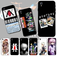 penghuwan anime hunter x hunter license tpu black phone case cover hull for vivo y91c y17 y51 y67 y55 y93 y81s y19 y7s case