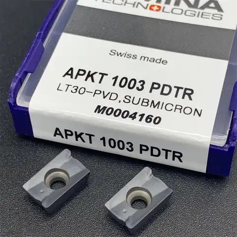 APKT1003 PDTR LT30 фрезерные Токарные инструменты для фрезерных станков APKT 1003 Высококачественный Режущий инструмент фрезерные вставки с ЧПУ
