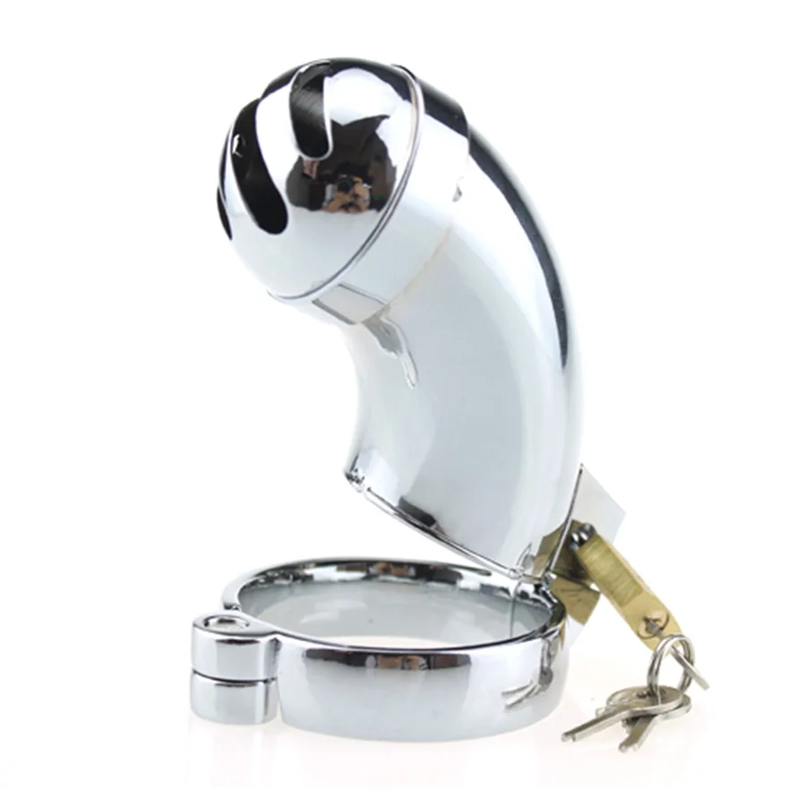 Мужское устройство целомудрия металлическое кольцо в виде петуха клетка для