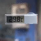 Цифровой Автомобильный термометр, присоска для измерения температуры в помещении и на улице