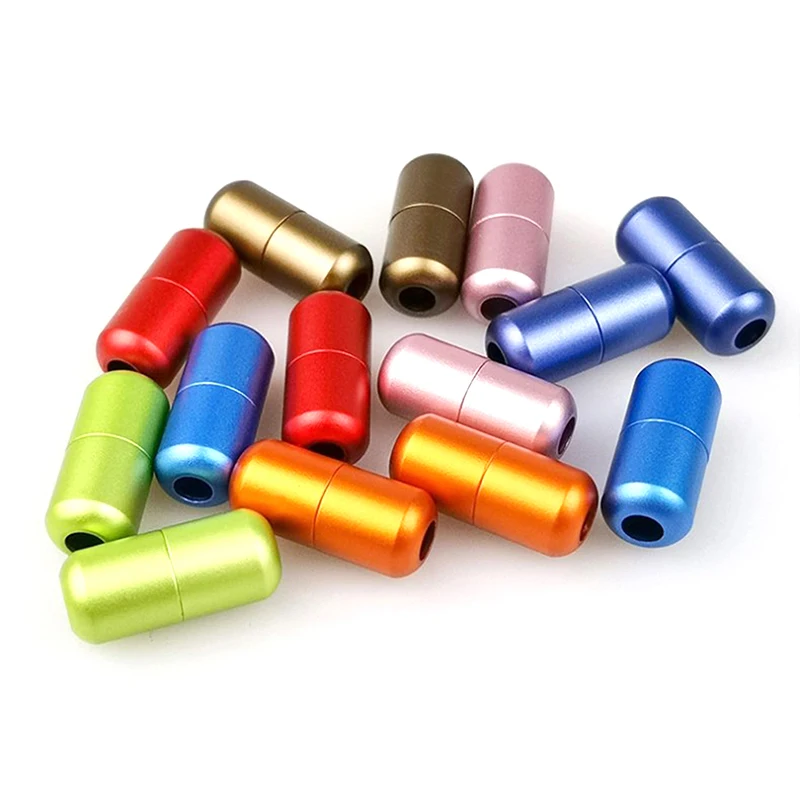 10 шт. эластичные шнурки с застежками металлическая капсула блокировки пряжки