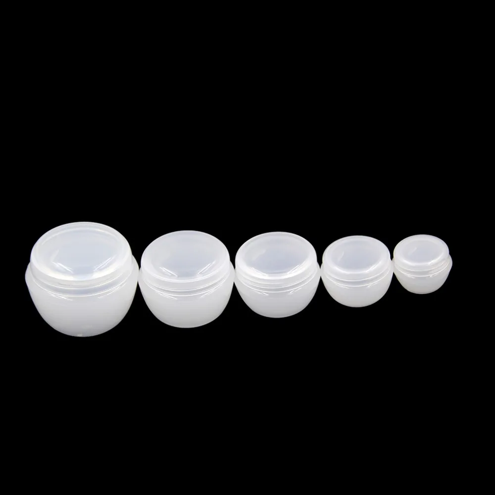 Банки пластиковые прозрачные для косметических кремов 5/10/20/30/50 г 50 шт.|box music|packaging