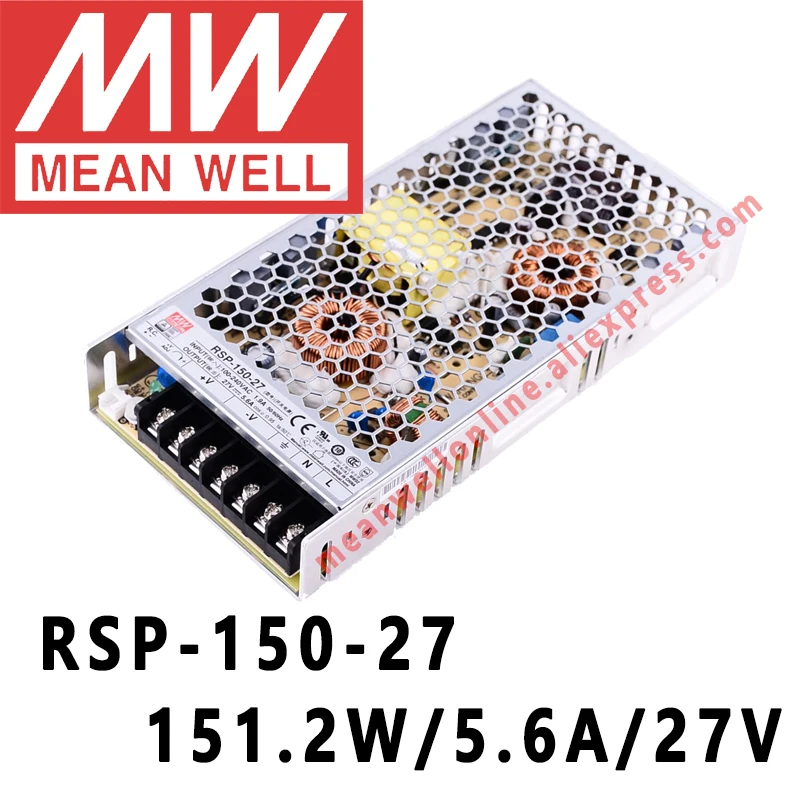 Mean Well RSP-150-27 meanwell 27 В постоянного тока/151 2 а/Вт с одним выходом и функцией PFC